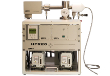 Sistema de bancada compacta HPR-20 QIC EGA para análise de gases desenvolvidos em TGA-MS