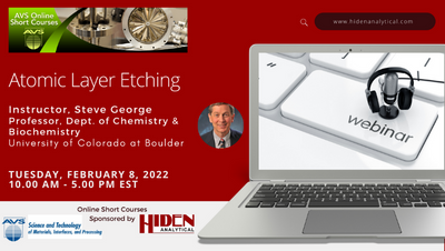 AVS Online Short Course: Atomic Layer Etching