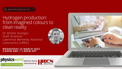IOP Webinar: Hydrogen production: from imagined colours to clean reality