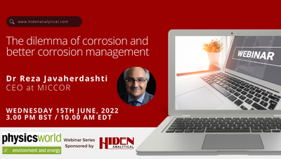 ECS Webinar: The dilemma of corrosion and better corrosion management