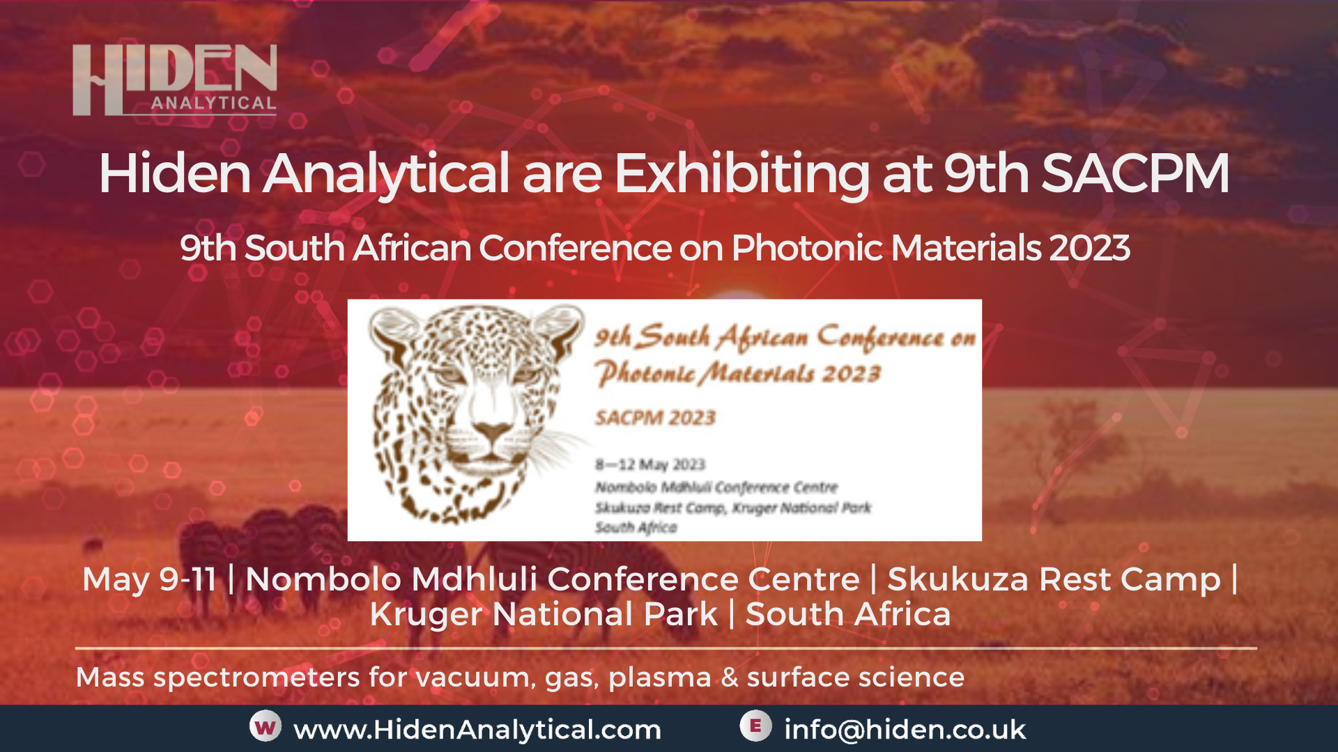 9th South African Conference on Photonic Materials 2023