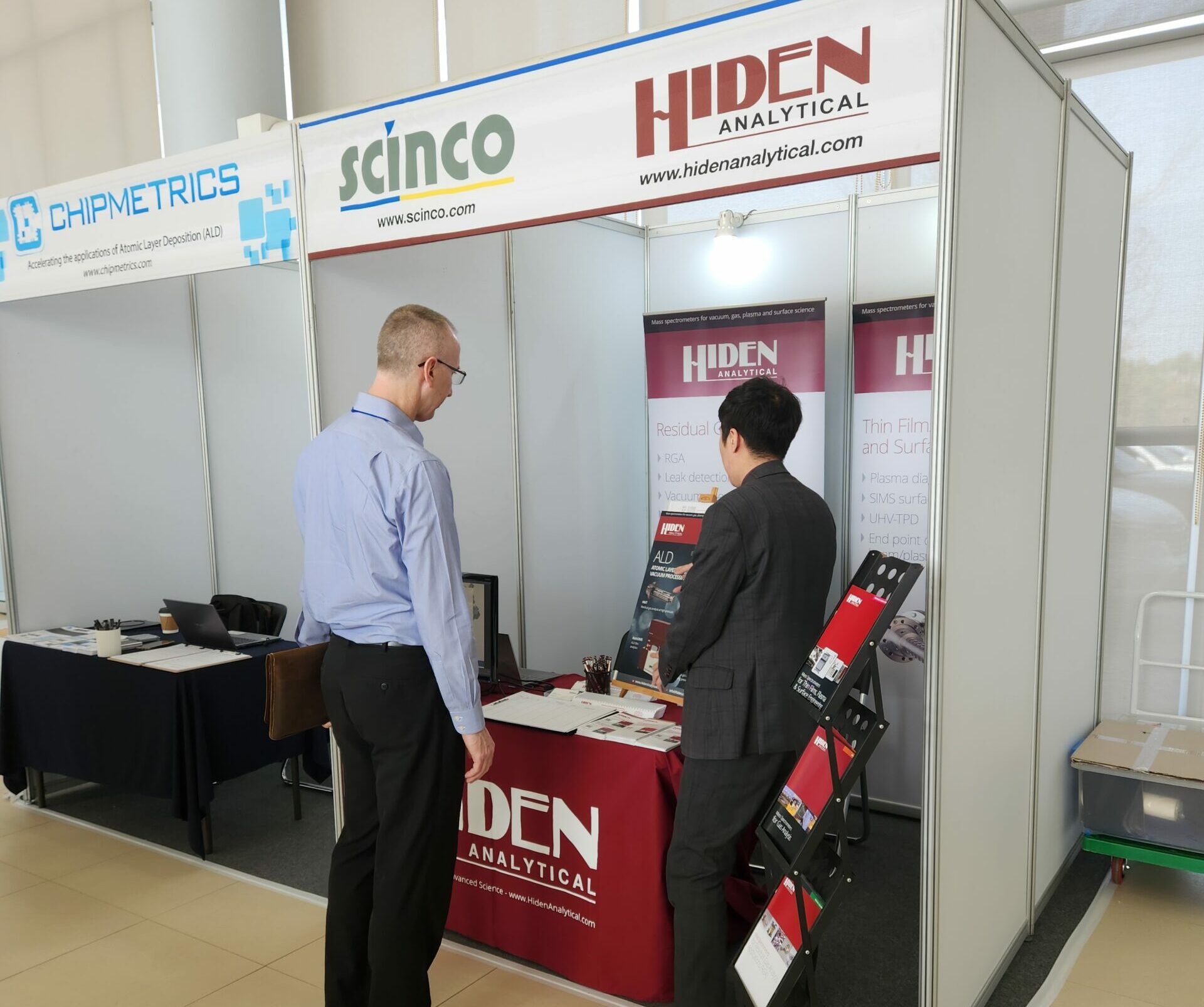 hiden analytical (scinco) stand at ASD23