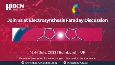 Join Hiden Analytical at Electrosynthesis Faraday Discussion