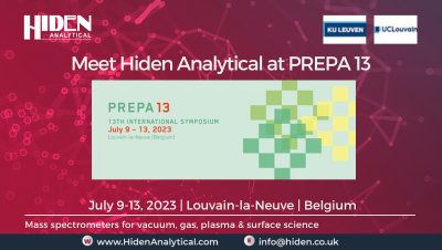 Join Hiden Analytical at PREPA 13
