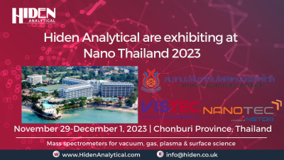 Hiden Analytical Exhibiting at NanoThailand 2023