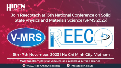 Reecotech & Hiden Analytical Exhibiting at SPMS 2023