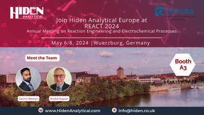 Join Hiden Analytical at REACT 2024