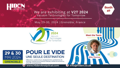 Join Hiden Analytical at V2T!