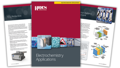 Hiden Analytical Ltd Unveils New e-Catalogue: Mass Spectrometers for Electrochemistry Applications
